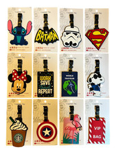 LUGGAGE TAGS Travel Suitcase ID Label Bag Holiday Plane Design Superhero