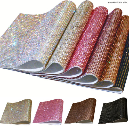 Rhinestone stickers sheet - rhinestone, self