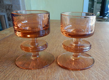 Pair Wedgwood Stennett Wilson Sheringham Amber Candlesticks