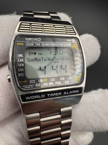 Vintage seiko a239 5000 world - seiko, a239-5000