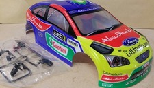 1/10 RC car 190mm rally on road drift Ford Focus "Abu Dhabi" Body Shell