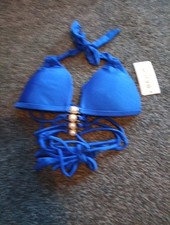 Bahimi London Blue Bikini Top
