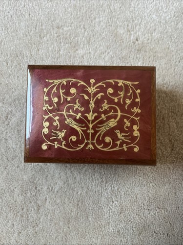 Vintage reuge floral inlaid - vintage,