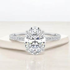 Wedding Diamond Ring Oval Cut