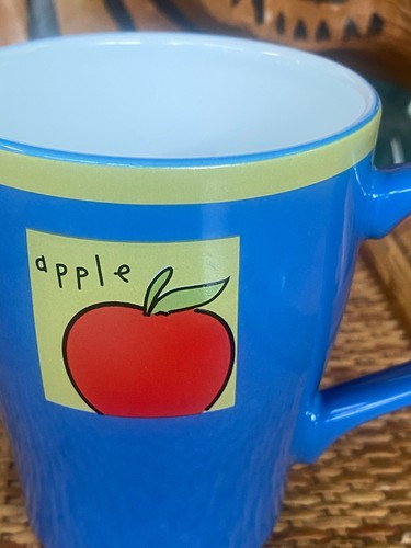 Vintage rayware apple mug - vintage,