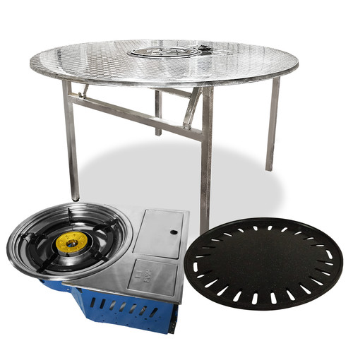 Foldable korean bbq - foldable, table