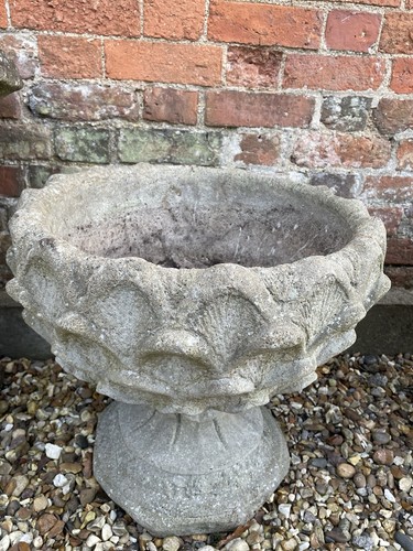 Concrete planter sculpture - planter,