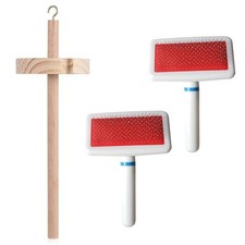 2 PCS Plastic Wool Carder with