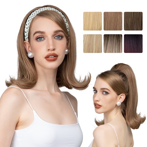 Half wig drawstring synthetic - wig,