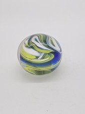 Vintage Wedgewood Blue Swirl Design Paperweight 8cm Signed W/Label VGC