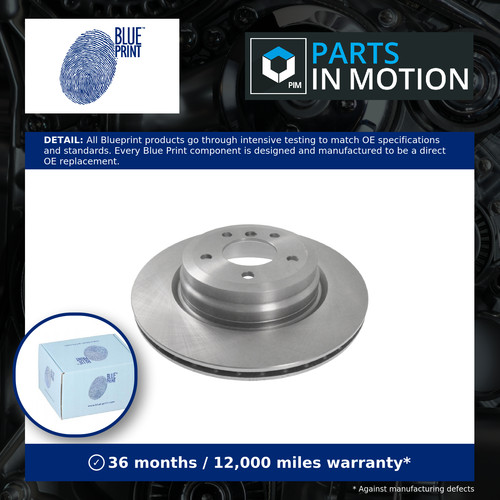 Brake discs pair - discs, vented