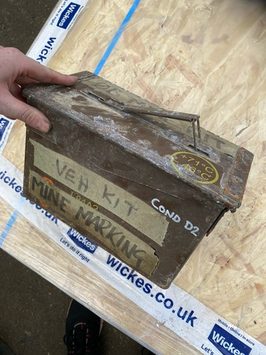 Vintage military ammo box - vintage,