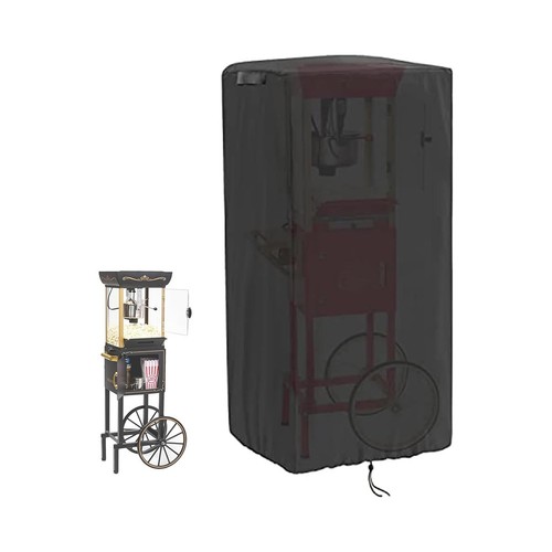 Retro style popcorn - , cart