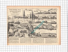 Russia World War Two Russian Weapons Vehicles Red Army   - 1941 Clipping / Print