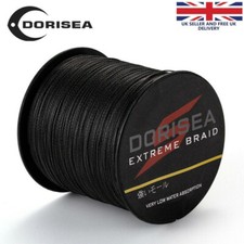 Dorisea 100m 300m 500m 1000m Black PE Extreme Braided Fishing Line Carp Line