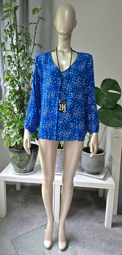 Bonmarche blue white polka - bonmarche', blue/white