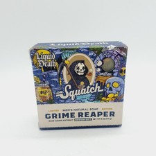 Dr Squatch Liquid Death Grime Reaper Limited Edition Soap Bar Medium Grit 141g