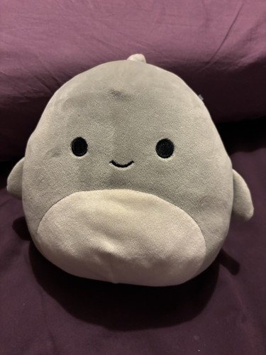 Grey whale squishmallow - grey,