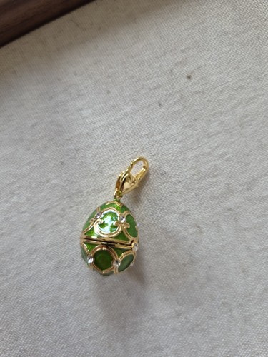 Enamel easter egg pendant - easter,