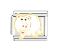 New Disney Hamm Toy Story 9mm Italian Charm - Fits Nomination Bracelet