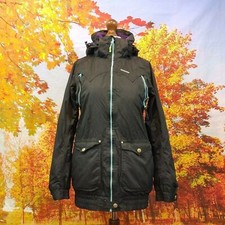 Trespass TP75 Technical Performance black rain Jacket. UK women's size Small