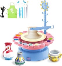 Pottery Kiln, Electric Pottery Wheel With 7 accessories, Speed ​​adjustment