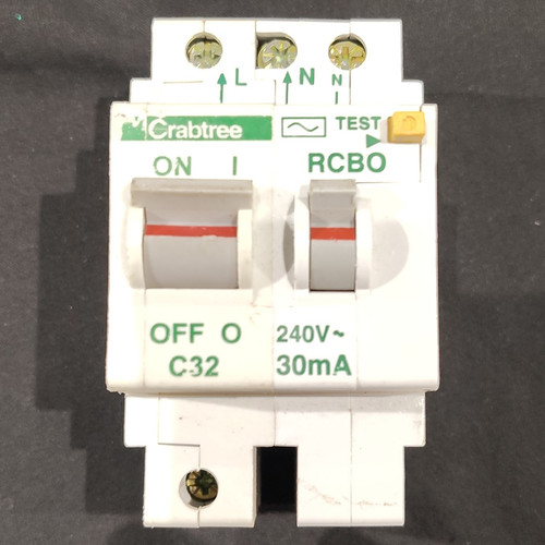 Crabtree polestar rcbo type - rcbo, 2p