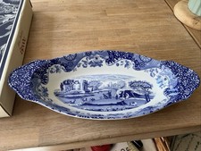 Spode Blue Italian Bread Tray