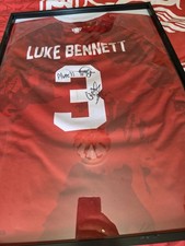 Signed Worn Football Shirt/Sock Angry Ginge, Plute93 And Bullardiniho