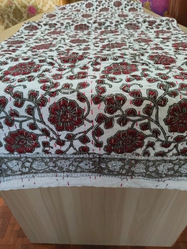 Red hand block print indian - hand,
