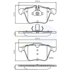 Brake Pads Set For Jaguar