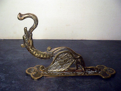 Vintage solid brass winged - vintage,