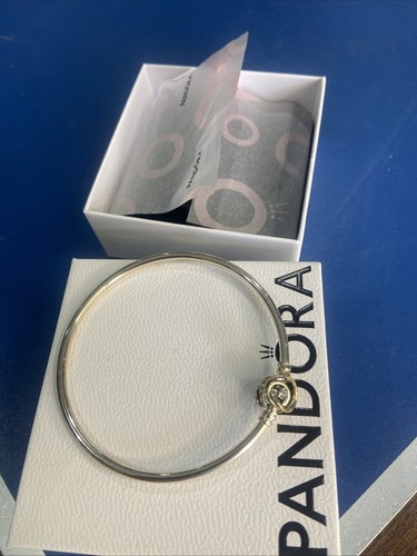 Pandora silver bangle moments - pandora,