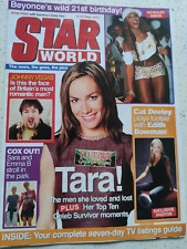 StarMag 15-11-2002 TARA PALER-TOMPKINSON/Beyonce/Sara Cox/Halle Berry +CD