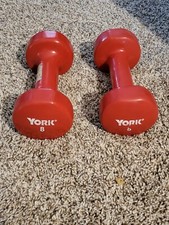 Vinyl Hex Dumbbell YORK 8LB×2