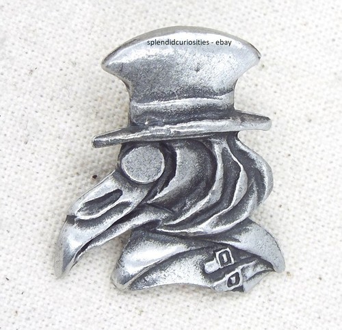 Gothic plague doctor pin - plague,