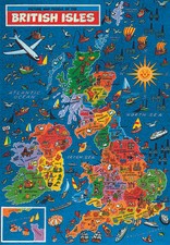 British Isles Map 500 Large