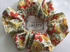 Liberty London D’Anjo Tana Lawn fabric Handmade  HAIR SCRUNCHIE GIFT