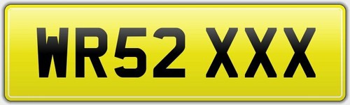 Wrx car reg number plate - wrx,