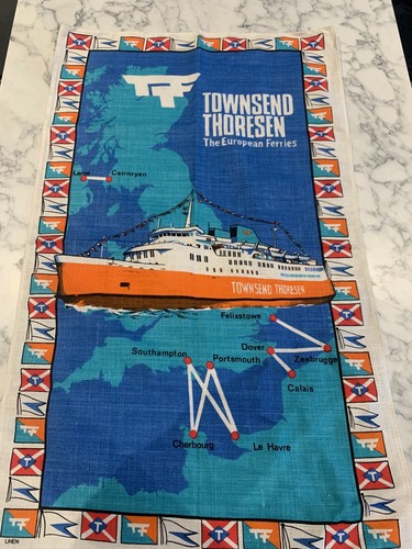 Townsend thoresen tea towel - townsend,