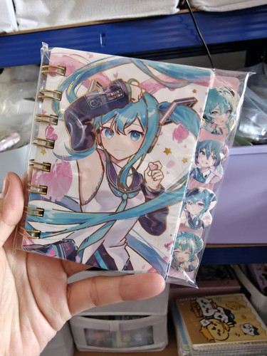 Hatsune miku lined notebook - hatsune,