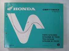 CBR1100XX Parts List English