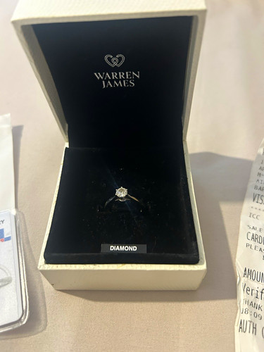 Warren james platinum - james, 0.50ct