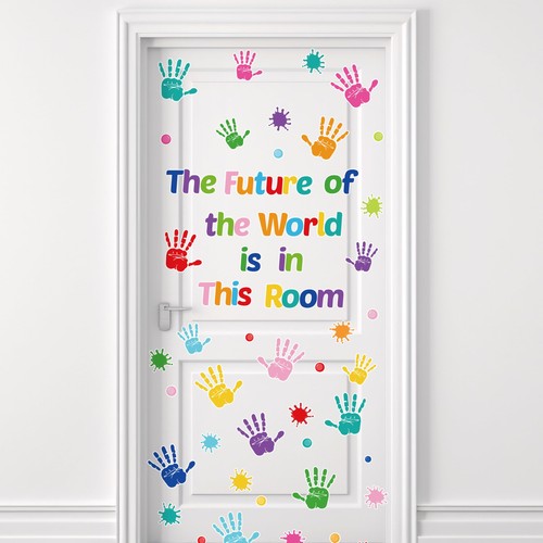 Colorful inspirational door - colorful,