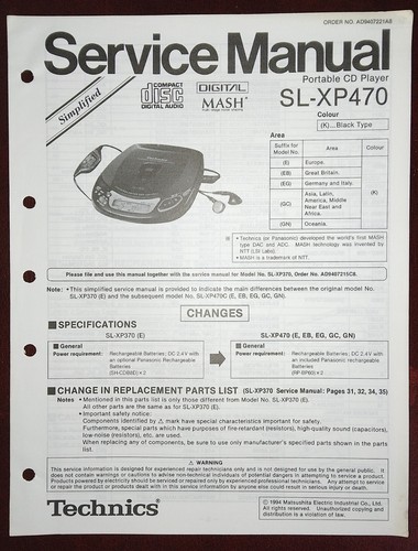 Technics portable player - technics,