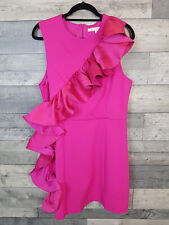 Hutch Ruffle Mini Dress Large Statement Cocktail Party Event Anthropologie  