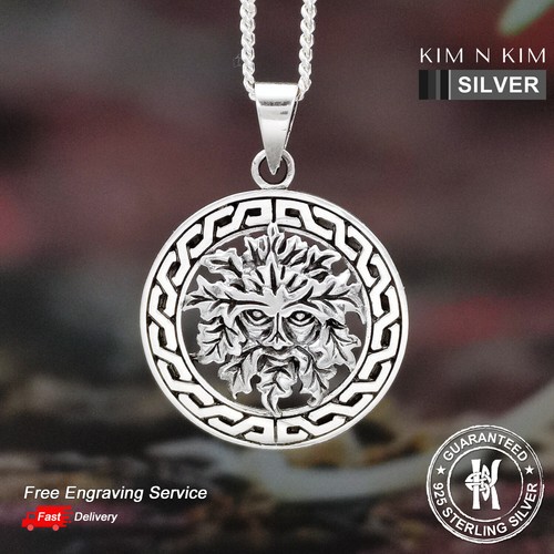 Celtic green man - celtic, pendant