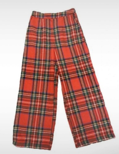 Shein tartan check wide leg - check, wide-leg