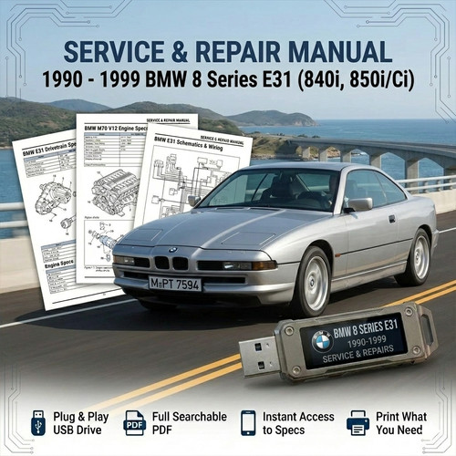 Bmw series e31 1995 - bmw,