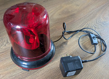 Vintage Red Rotating Police